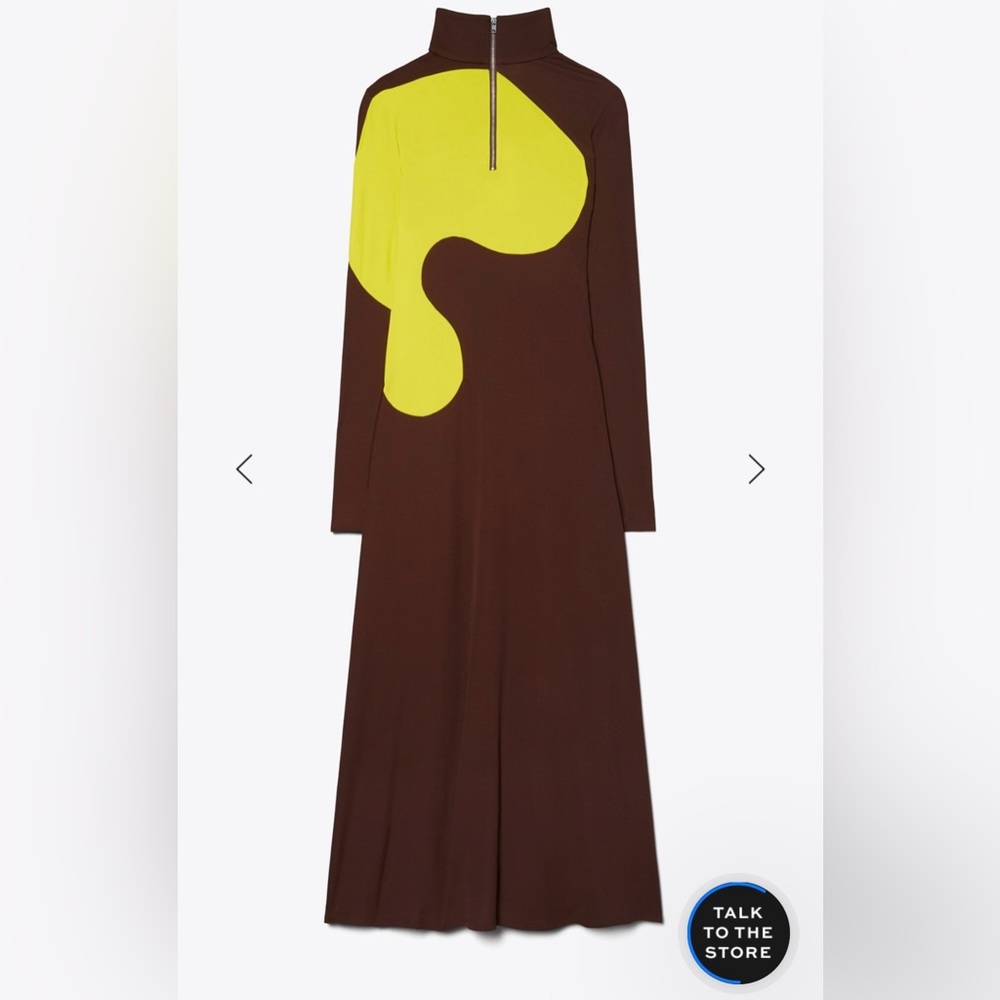 Tory Burch Color Block Jersey Dress Size 2
